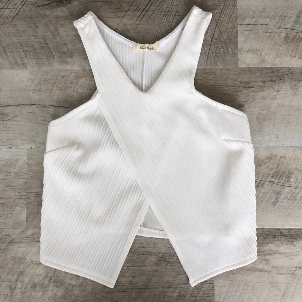 White Asymmetrical Top